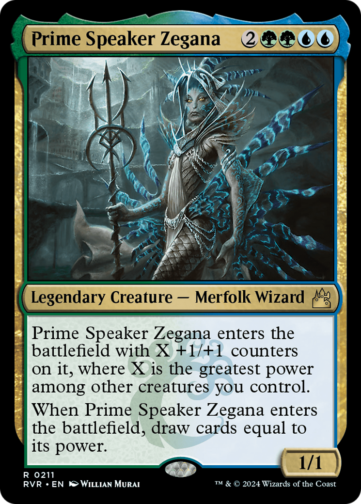 Prime Speaker Zegana [Ravnica Remastered] | Dragon's Lair Comics and Fantasy Houston TX