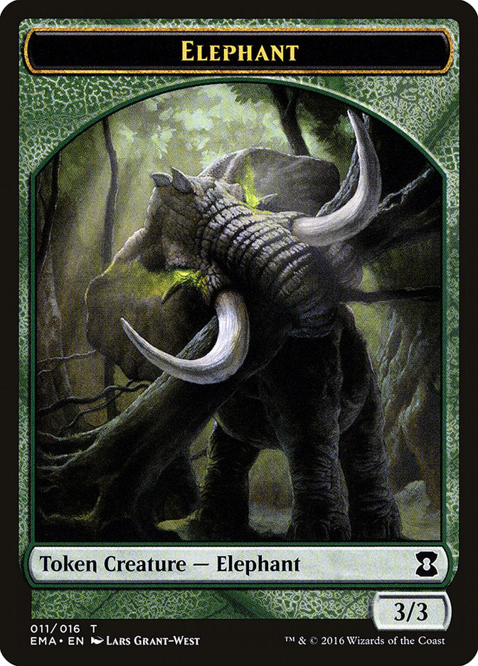 Elephant Token [Eternal Masters Tokens] | Dragon's Lair Comics and Fantasy Houston TX