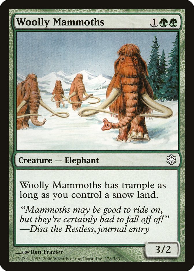 Woolly Mammoths [Coldsnap Theme Decks] | Dragon's Lair Comics and Fantasy Houston TX