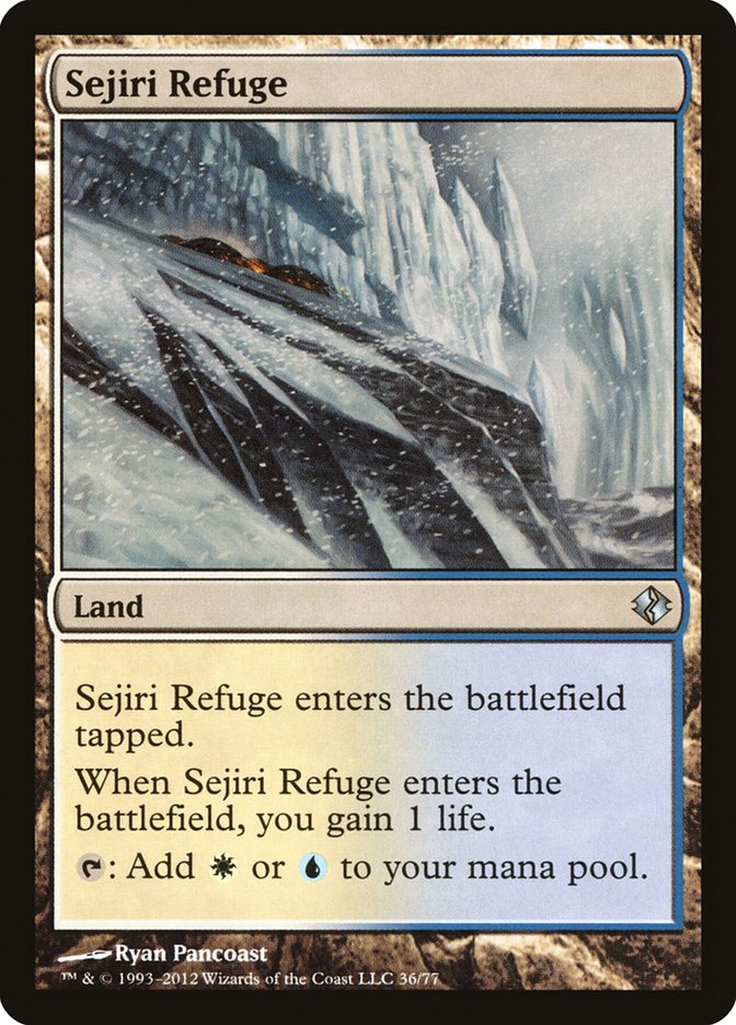 Sejiri Refuge [Duel Decks: Venser vs. Koth] | Dragon's Lair Comics and Fantasy Houston TX