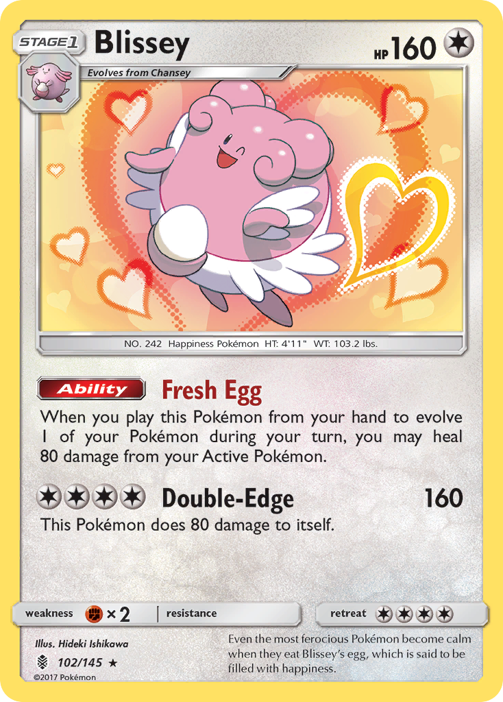 Blissey (102/145) [Sun & Moon: Guardians Rising] | Dragon's Lair Comics and Fantasy Houston TX