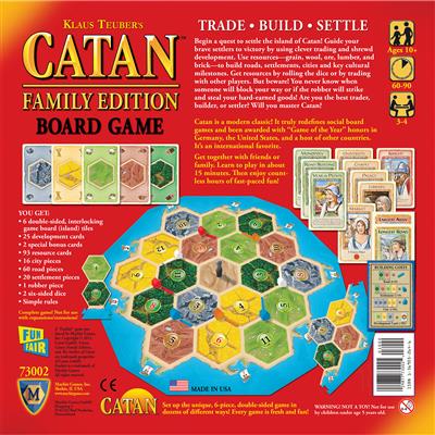 CATAN: FAMILY EDITION | Dragon's Lair Comics and Fantasy Houston TX