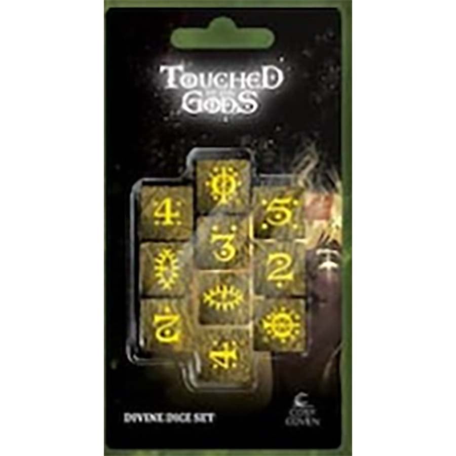 Touched By The Gods RPG: DIVINE DICE SET | Dragon's Lair Comics and Fantasy Houston TX