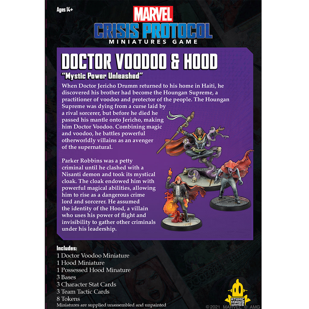 Marvel Crisis Protocol: Doctor Voodoo and Hood | Dragon's Lair Comics and Fantasy Houston TX