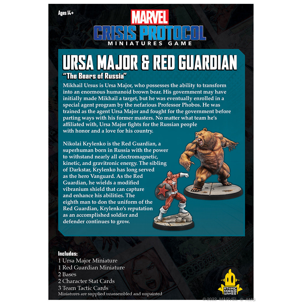 Marvel Crisis Protocol: Ursa Major and Red Guardian | Dragon's Lair Comics and Fantasy Houston TX