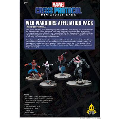 Marvel Crisis Protocol: Web Warriors Affiliation Pack | Dragon's Lair Comics and Fantasy Houston TX