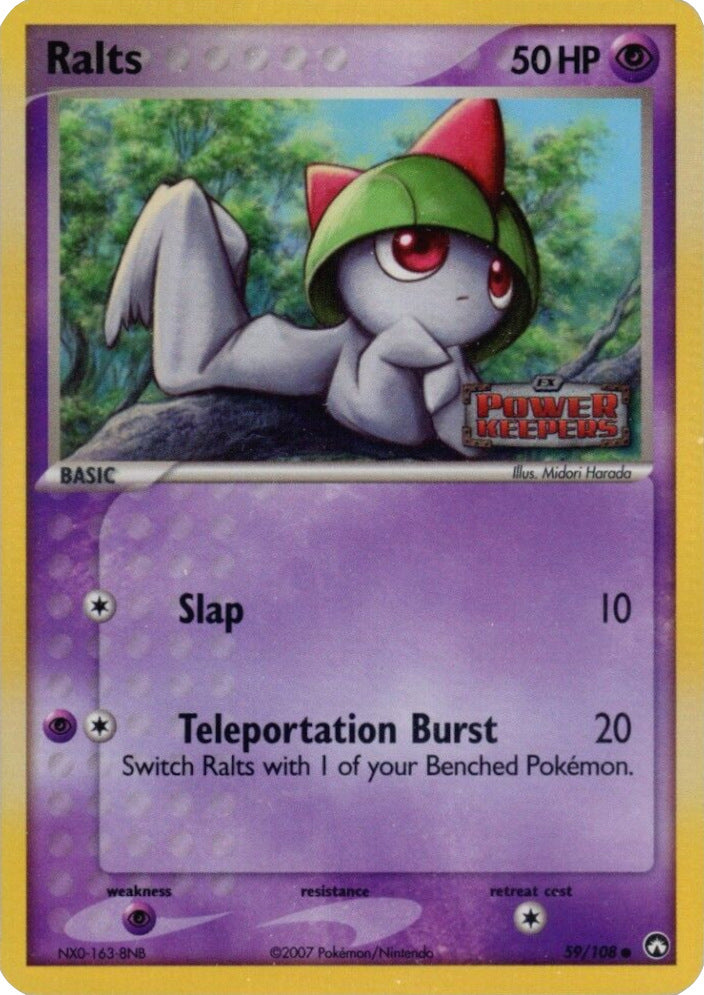 Ralts (59/108) (Stamped) [EX: Power Keepers] | Dragon's Lair Comics and Fantasy Houston TX