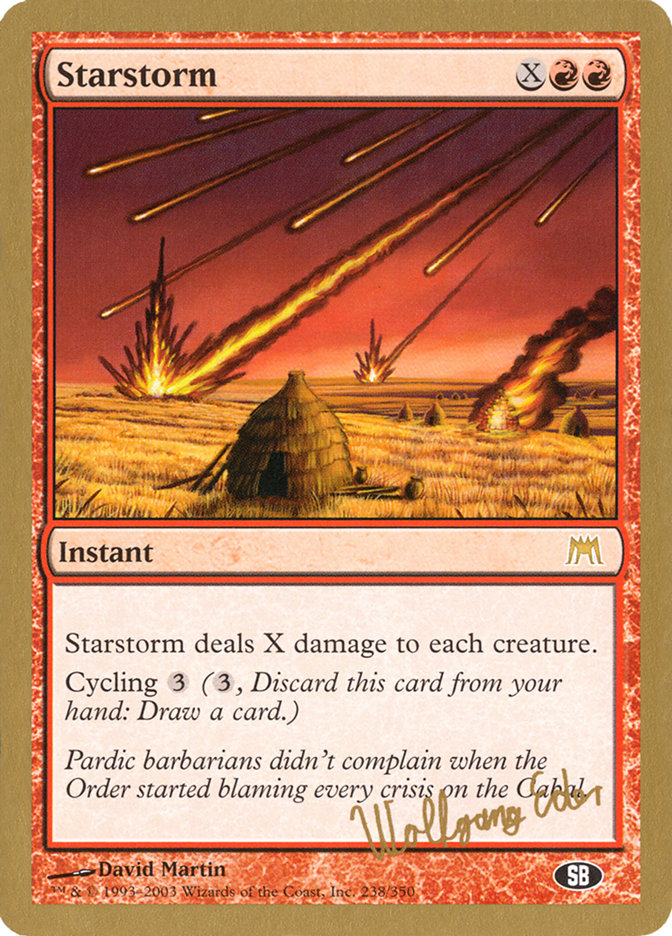 Starstorm (Wolfgang Eder) (SB) [World Championship Decks 2003] | Dragon's Lair Comics and Fantasy Houston TX