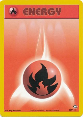 Fire Energy (107/111) [Neo Genesis Unlimited] | Dragon's Lair Comics and Fantasy Houston TX