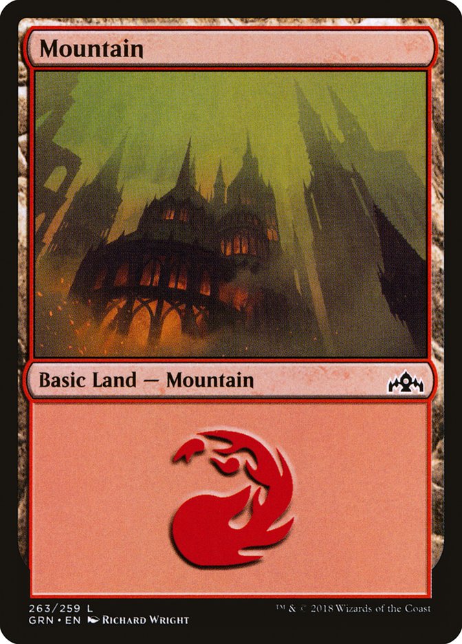 Mountain (263) [Guilds of Ravnica] | Dragon's Lair Comics and Fantasy Houston TX