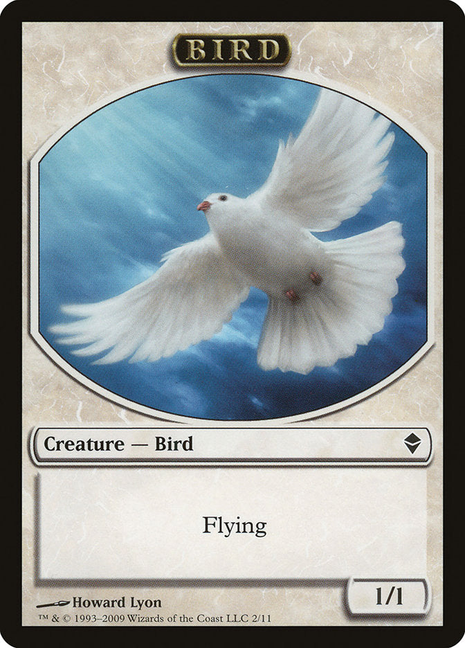 Bird Token [Zendikar Tokens] | Dragon's Lair Comics and Fantasy Houston TX