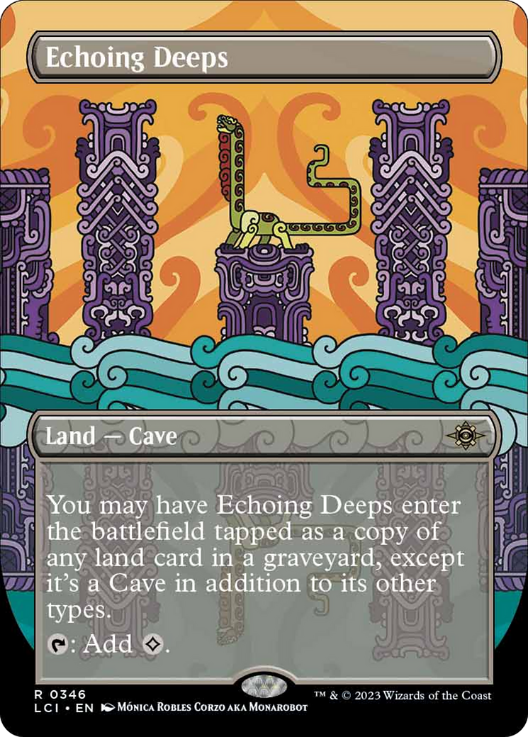 Echoing Deeps (Borderless) [The Lost Caverns of Ixalan] | Dragon's Lair Comics and Fantasy Houston TX