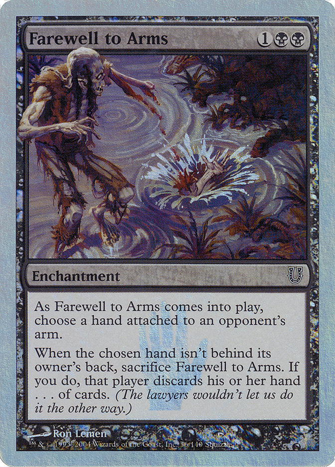 Farewell to Arms (Alternate Foil) [Unhinged] | Dragon's Lair Comics and Fantasy Houston TX