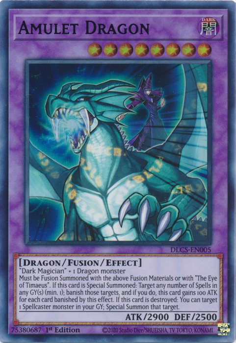 Amulet Dragon (Purple) [DLCS-EN005] Ultra Rare | Dragon's Lair Comics and Fantasy Houston TX