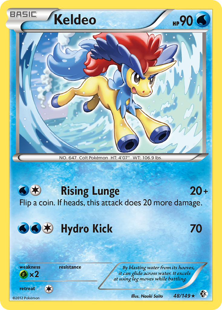 Keldeo (48/149) [Black & White: Boundaries Crossed] | Dragon's Lair Comics and Fantasy Houston TX