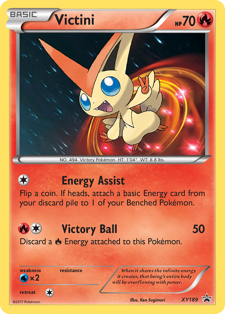 Victini (XY189) [XY: Black Star Promos] | Dragon's Lair Comics and Fantasy Houston TX