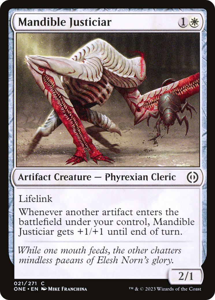 Mandible Justiciar [Phyrexia: All Will Be One] | Dragon's Lair Comics and Fantasy Houston TX