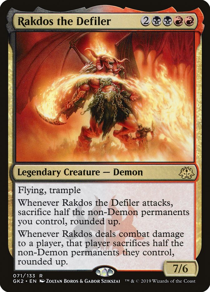 Rakdos the Defiler [Ravnica Allegiance Guild Kit] | Dragon's Lair Comics and Fantasy Houston TX