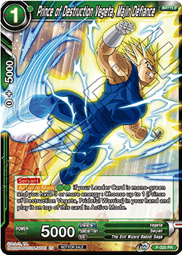 Prince of Destruction Vegeta, Majin Defiance (P-320) [Tournament Promotion Cards] | Dragon's Lair Comics and Fantasy Houston TX