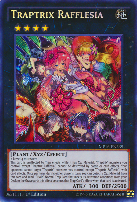 Traptrix Rafflesia [MP16-EN239] Secret Rare | Dragon's Lair Comics and Fantasy Houston TX