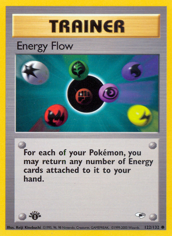 Energy Flow (122/132) [Gym Heroes 1st Edition] | Dragon's Lair Comics and Fantasy Houston TX