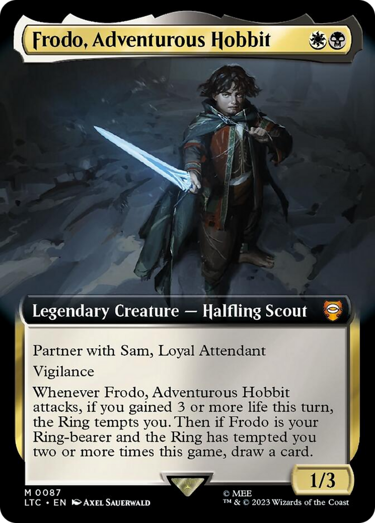 Frodo, Adventurous Hobbit (Extended Art) [The Lord of the Rings: Tales of Middle-Earth Commander] | Dragon's Lair Comics and Fantasy Houston TX