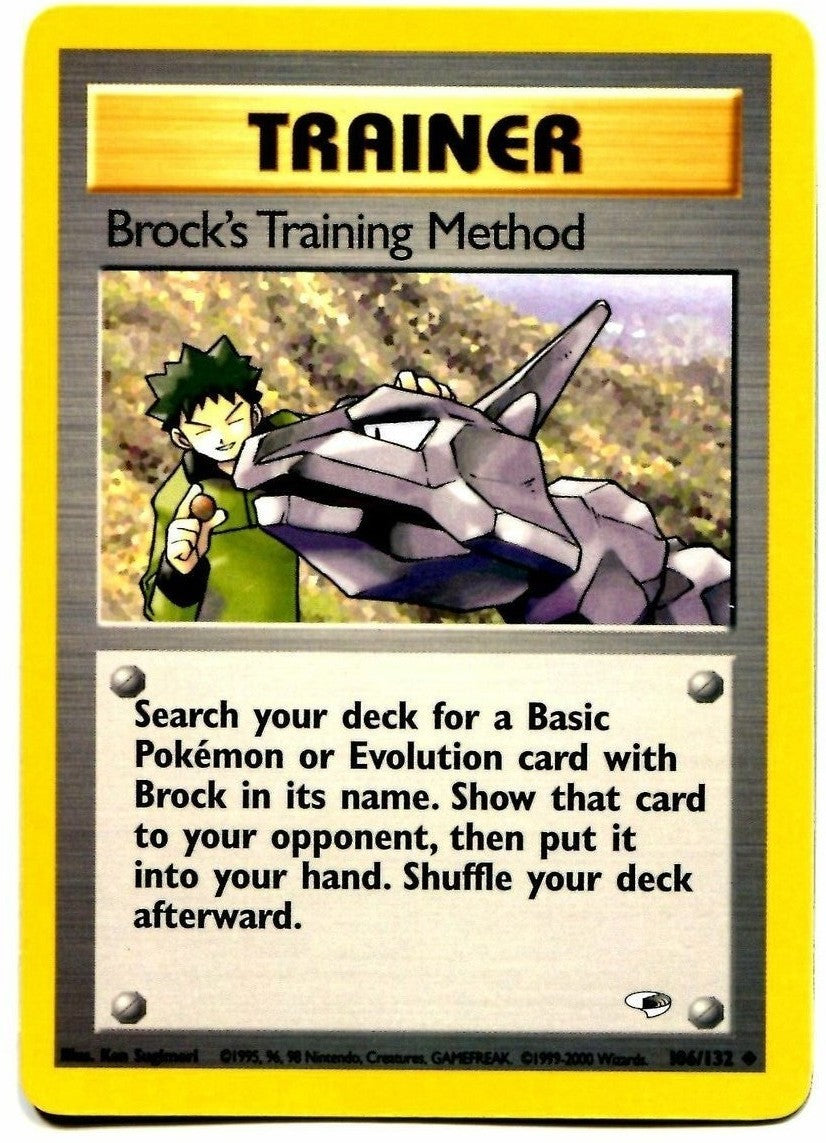 Brock's Training Method (106/132) [Gym Heroes Unlimited] | Dragon's Lair Comics and Fantasy Houston TX