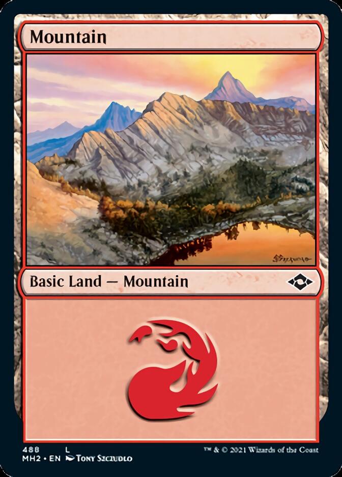 Mountain (488) (Foil Etched) [Modern Horizons 2] | Dragon's Lair Comics and Fantasy Houston TX