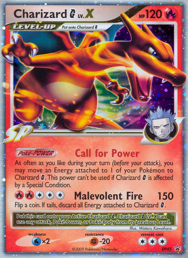 Charizard G LV.X (DP45) [Diamond & Pearl: Black Star Promos] | Dragon's Lair Comics and Fantasy Houston TX