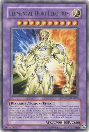 Elemental Hero Electrum (Redemption Replacement) [MDP2-EN001K] Rare | Dragon's Lair Comics and Fantasy Houston TX