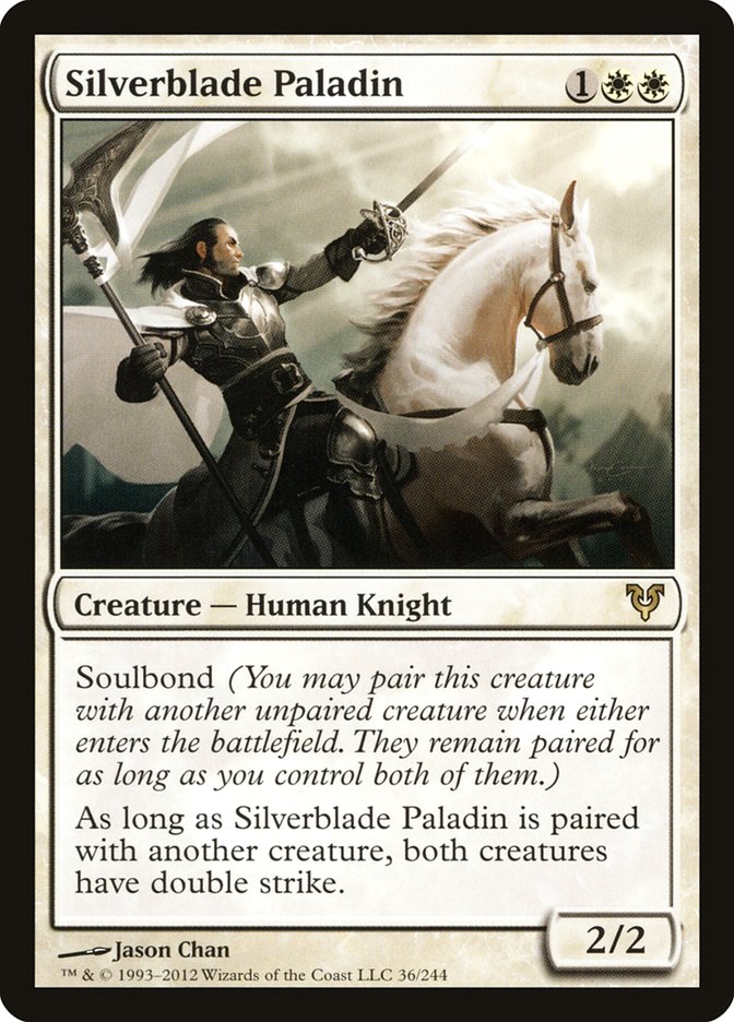 Silverblade Paladin [Avacyn Restored] | Dragon's Lair Comics and Fantasy Houston TX