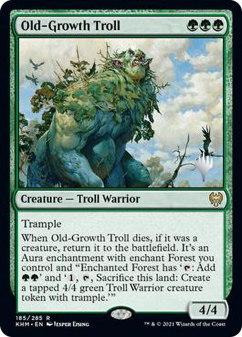 Old-Growth Troll (Promo Pack) [Kaldheim Promos] | Dragon's Lair Comics and Fantasy Houston TX