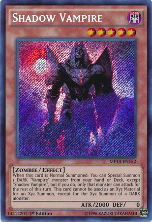 Shadow Vampire [MP14-EN152] Secret Rare | Dragon's Lair Comics and Fantasy Houston TX