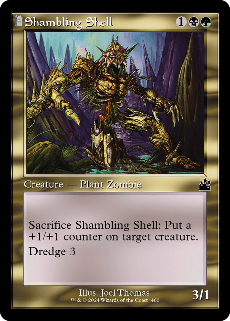 Shambling Shell (Retro Frame) [Ravnica Remastered] | Dragon's Lair Comics and Fantasy Houston TX