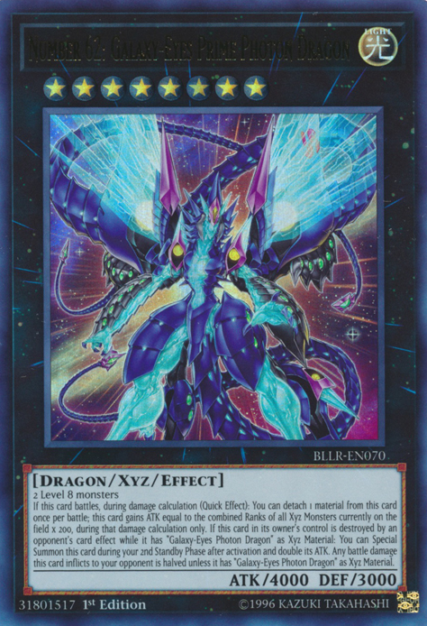 Number 62: Galaxy-Eyes Prime Photon Dragon [BLLR-EN070] Ultra Rare | Dragon's Lair Comics and Fantasy Houston TX