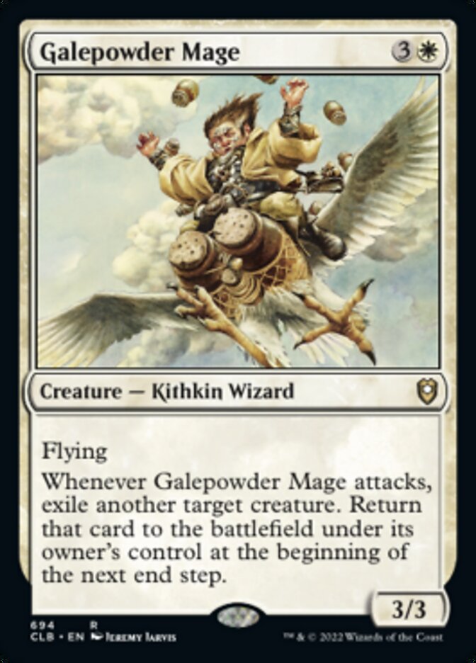 Galepowder Mage [Commander Legends: Battle for Baldur's Gate] | Dragon's Lair Comics and Fantasy Houston TX