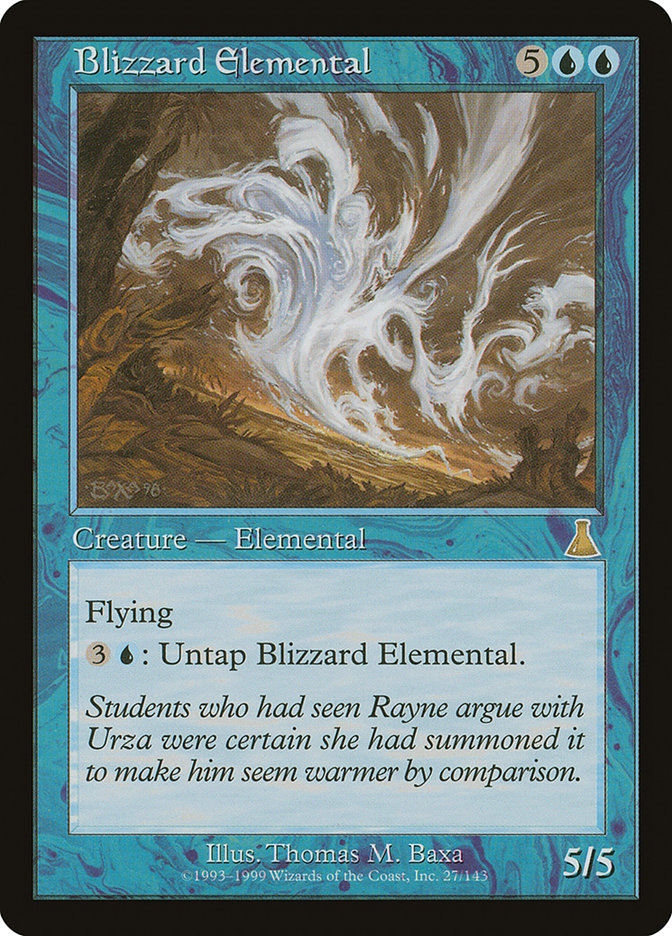 Blizzard Elemental [Urza's Destiny] | Dragon's Lair Comics and Fantasy Houston TX