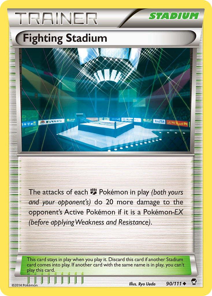 Fighting Stadium (90/111) [XY: Furious Fists] | Dragon's Lair Comics and Fantasy Houston TX