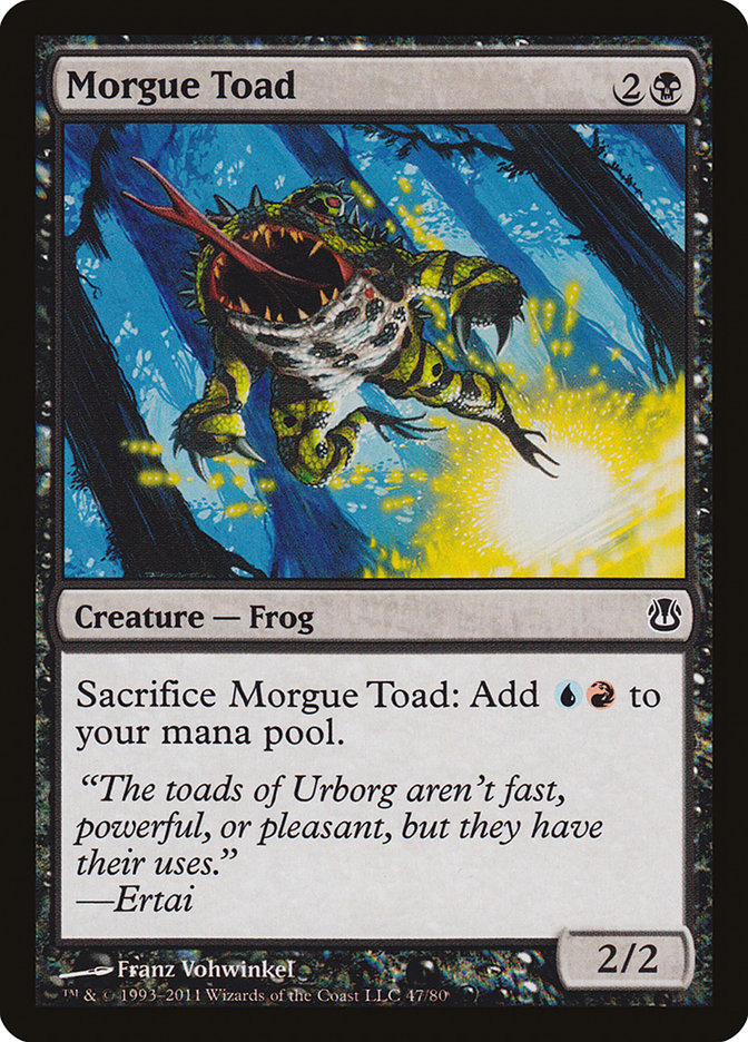 Morgue Toad [Duel Decks: Ajani vs. Nicol Bolas] | Dragon's Lair Comics and Fantasy Houston TX