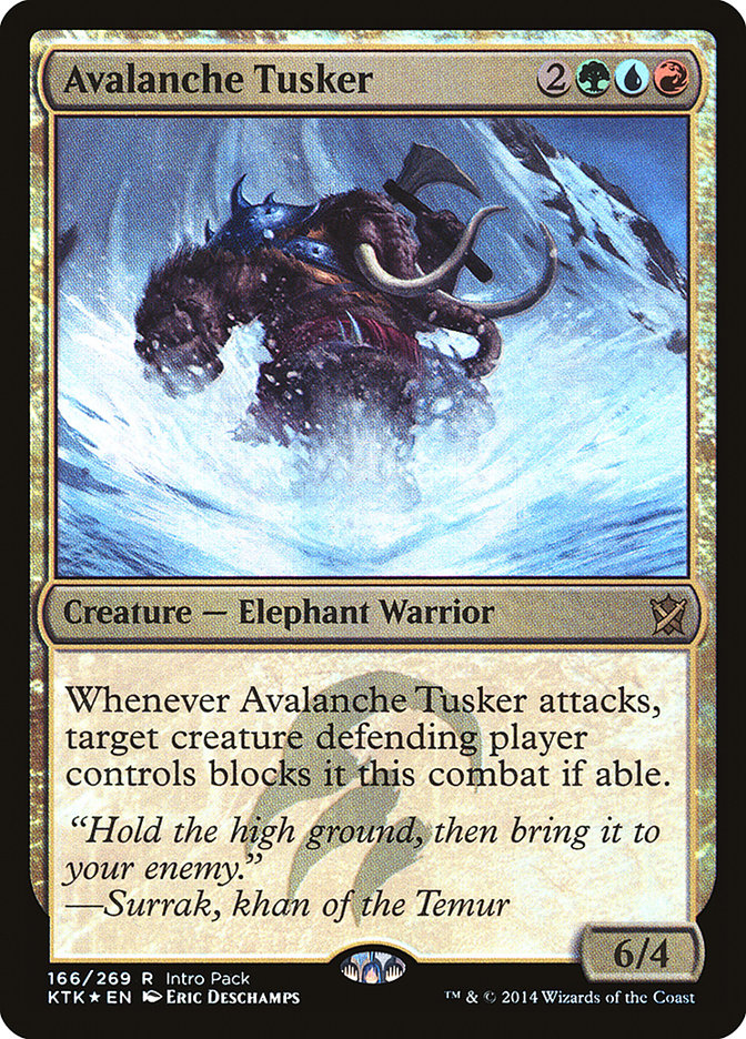 Avalanche Tusker (Intro Pack) [Khans of Tarkir Promos] | Dragon's Lair Comics and Fantasy Houston TX