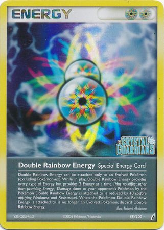 Double Rainbow Energy (88/100) (Stamped) [EX: Crystal Guardians] | Dragon's Lair Comics and Fantasy Houston TX