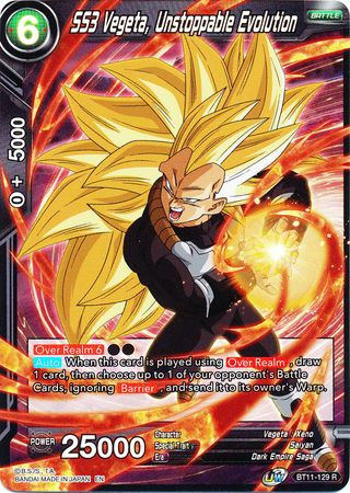 SS3 Vegeta, Unstoppable Evolution (BT11-129) [Vermilion Bloodline 2nd Edition] | Dragon's Lair Comics and Fantasy Houston TX