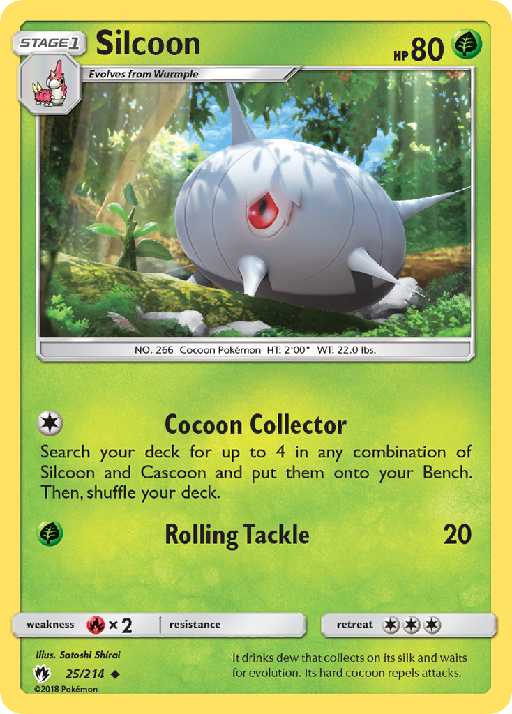 Silcoon (25/214) [Sun & Moon: Lost Thunder] | Dragon's Lair Comics and Fantasy Houston TX