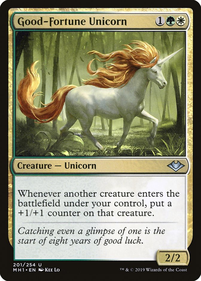 Good-Fortune Unicorn [Modern Horizons] | Dragon's Lair Comics and Fantasy Houston TX