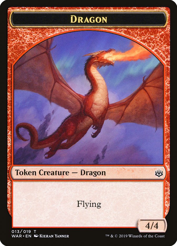 Dragon Token [War of the Spark Tokens] | Dragon's Lair Comics and Fantasy Houston TX