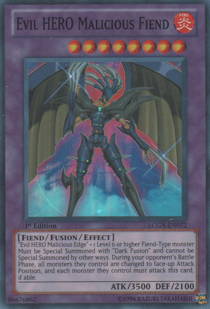 Evil HERO Malicious Fiend [LCGX-EN072] Super Rare | Dragon's Lair Comics and Fantasy Houston TX