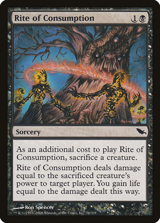 Rite of Consumption [Shadowmoor] | Dragon's Lair Comics and Fantasy Houston TX