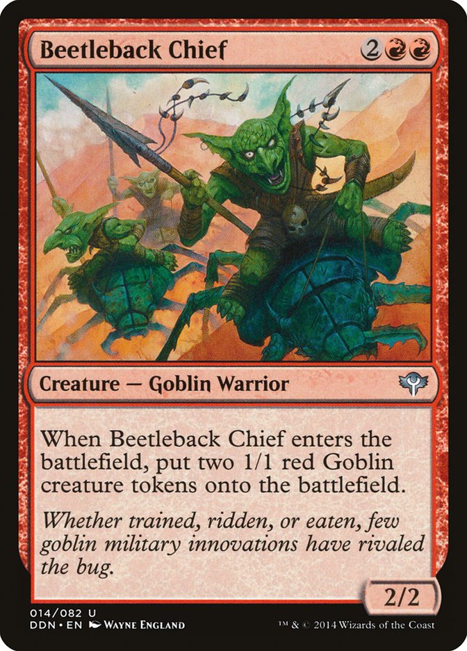 Beetleback Chief [Duel Decks: Speed vs. Cunning] | Dragon's Lair Comics and Fantasy Houston TX