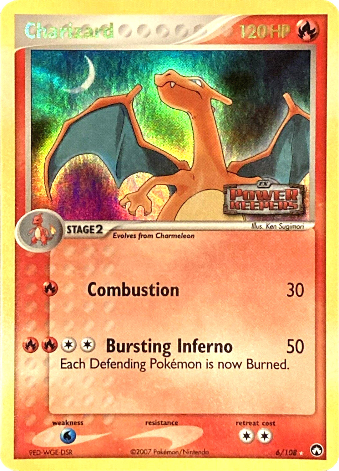 Charizard (6/108) (Stamped) [EX: Power Keepers] | Dragon's Lair Comics and Fantasy Houston TX