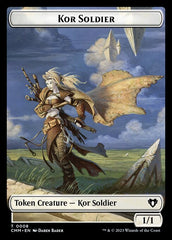 Eldrazi // Kor Soldier Double-Sided Token [Commander Masters Tokens] | Dragon's Lair Comics and Fantasy Houston TX